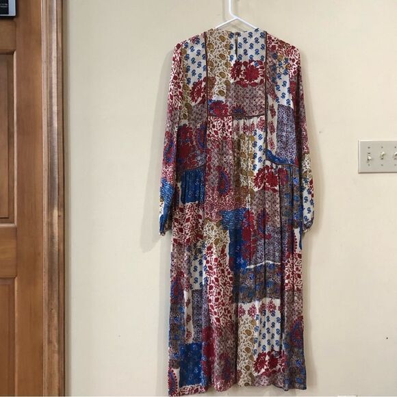 Zara Floral Cottage Boho Prairie Dress M - Picture 9 of 9